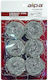 HOMie Set General Use Silver Kitchen Sponges 6 Pieces