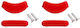 Knipex 81 19 250 V01 Ανταλλακτική Σιαγώνα για Τσιμπίδες Σετ 4τμχ