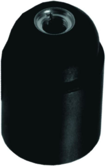 Elvhx Power Socket with Socket E27 in Black color Set 1pcs EL427612