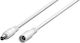 Goobay Antenna Cable Coax male - Coax female White 1.5m (76674) 1pcs