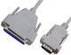Cable RS232 25-pin male to RS232 9-pin male 2m (04.001.0097) 1pcs