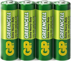 GP Batteries Greencell Μπαταρίες Zinc AA 1.5V 4τμχ