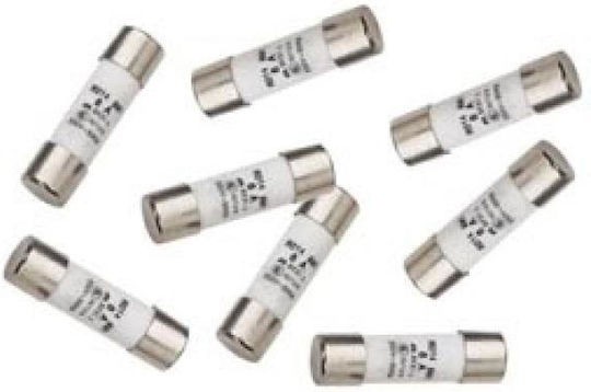 Safety Cylindrical Ceramic Fast-Bow 10x38mm 1A (01.165.0033) 10pcs