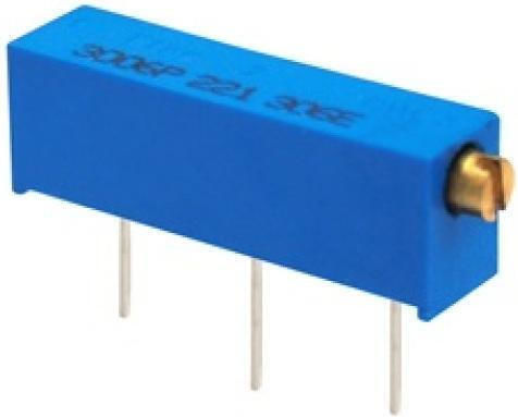 Potentiometer Trimmer Mehrgang-Potentiometer Horizontal 1Stück 01.009.0127