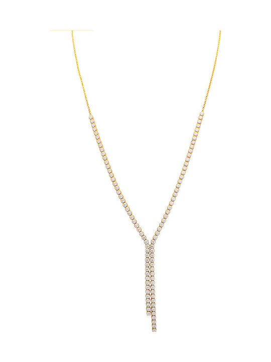 Savvas Design Colier din Aur 14K cu Zirconiu