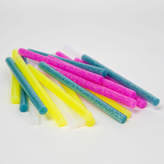 Hot Melt Glue Stick 7 X 100 Mm Fluorescent Color 10 Pcs Pack
