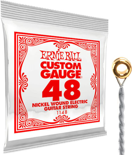 Ernie Ball Single Nickel Wound Mandolin String 48 Inches Ball End