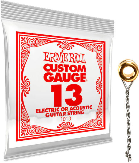 Ernie Ball Einzel Stahl Laouto-Saiten 13" Kugelkopf