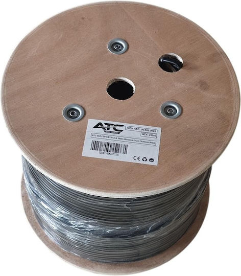 ATC U/UTP Cat.6 Gigabit Network Cable Outdoor 250m Black