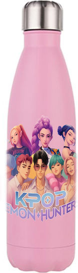 Photoretous Thermosflasche Kpop Demon Hunters 500ml Rosa Matt