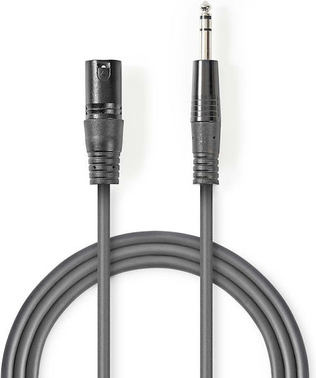 Nedis Cablu XLR de sex masculin - Gri 3m COTH15100GY30