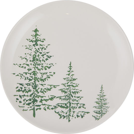 Butlers Weihnachtlich Platte Porzellan Weiß D20cm.