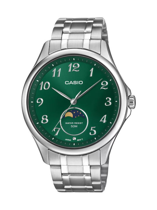 Casio Men's Watch 43mm Battery With Silver Stee...