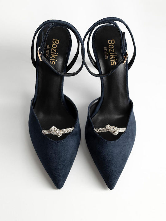 Pumps mit Stiletto-Absatz Blau