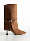 Stiefeletten Damen Braun