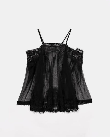 Sexy See Through Babydoll Lace Size One Size