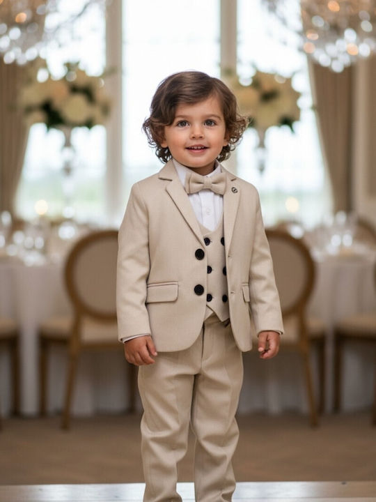 Kids' Suit Winter 5pcs Beige