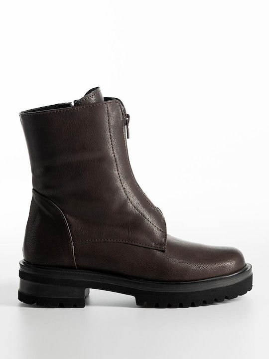 Bozikis Women's Ankle Boots Brown
