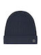 Kids Beanie Knitted Blue