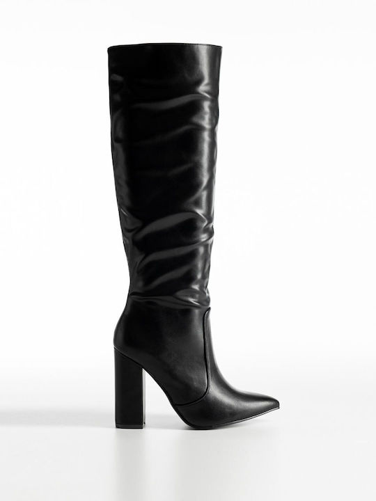 Damenstiefel mit hohem Absatz Schwarz