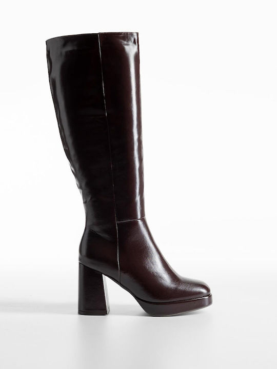 Bozikis Synthetic Leather High Heel Women's Boo...