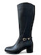 Leather Women's Boots Black