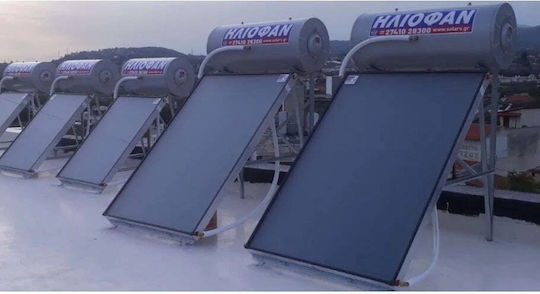 Iliofan ECO-GL Plus Încălzitor solar de apă 150lt Sticlă Dublă acțiune 2 m² Selectiv
