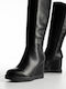Damenstiefel mit hohem Absatz Schwarz