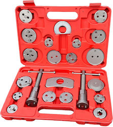 Brake Caliper Piston Rewind Pressure Rotation Kit 22 Pieces Gebo Tools