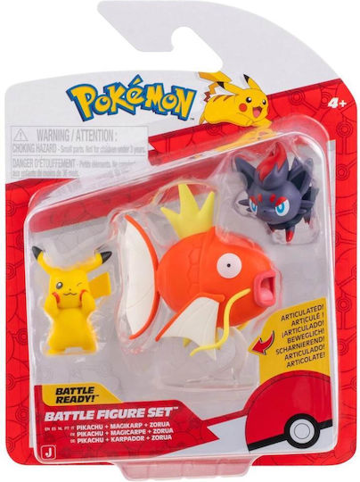 Pokemon Παιχνίδι Μινιατούρα Pokemon για 4+ Ετών