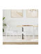 Dining Room Wooden Chair White 54.5x53x77cm 2pcs