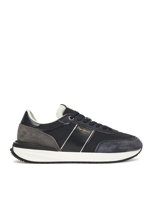 Pepe Jeans Buster Serie Ανδρικά Sneakers Μαύρα