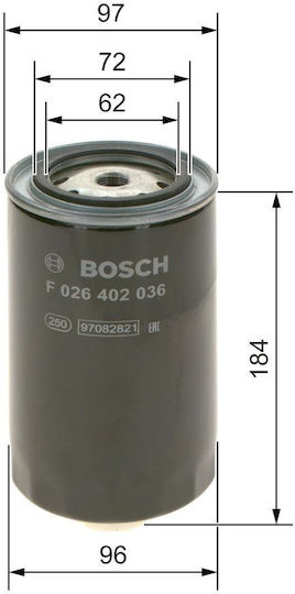 Filtru de Benzină Bosch F 026 402 036