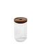Espiel Set of 6 Glass Coffee Jars with Lid Transparent 750ml 6 Pieces
