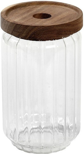 Espiel Set 6 Bucăți Vaze pentru Cafea cu Capac Sticlă Transparentă 750ml 6 Bucăți