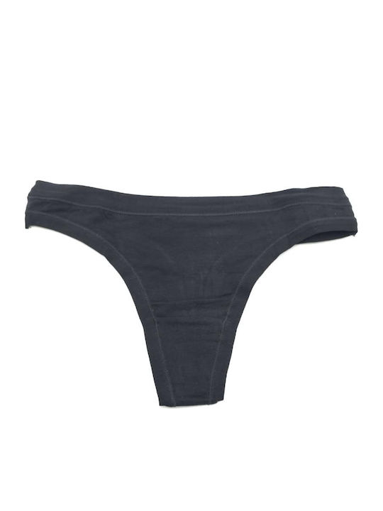 Ouno Cotton Women's Black String