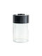Tightvac Vase Kaffee mit luftdichtem Deckel Glas Schwarz