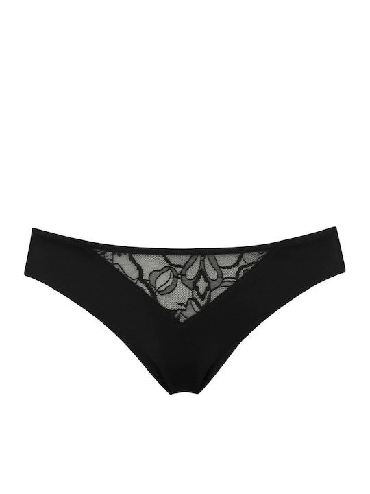 Hanro Damen-Slips Schwarz