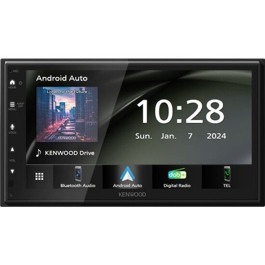 Kenwood Car Audio System for Honda Stream (Bluetooth/USB/WiFi/GPS/Apple-Carplay/Android-Auto) with Touch Screen 6.8"