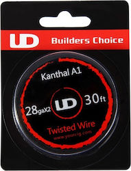 Kanthal A1 Усукана Жица 28ga x2 10m