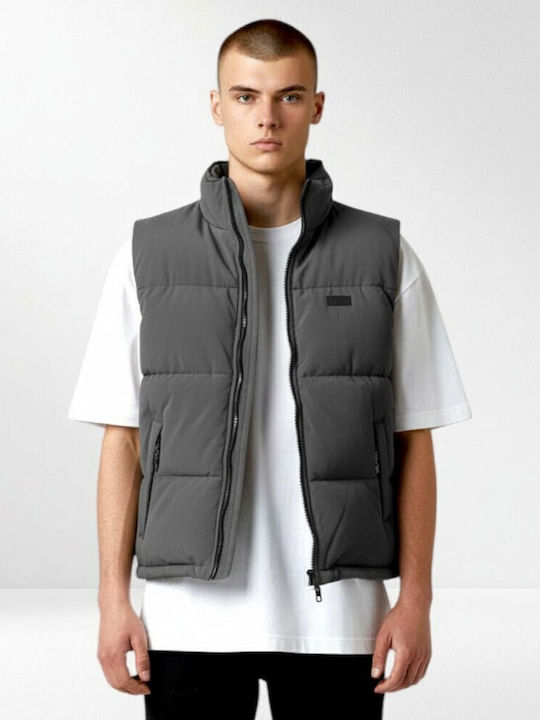 Без Ръкав Яке Puffer Сиво