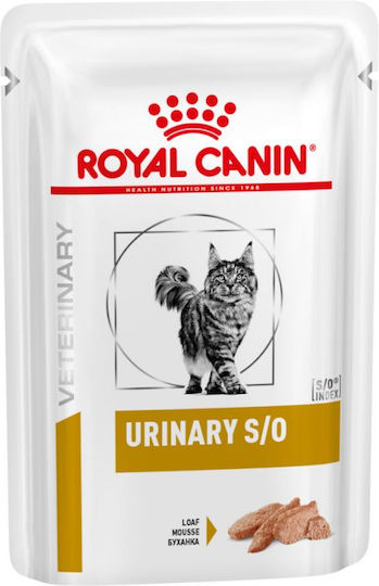 Royal Canin Urinary S/o Υγρή Τροφή για Γάτες σε Φακελάκι με Κοτόπουλο 12x85gr