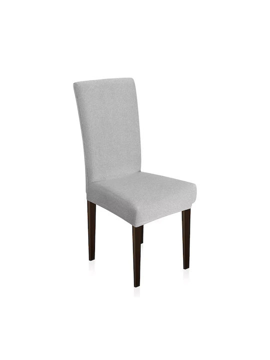 Lino Home Elegance Ελαστικό Κάλυμμα Καρέκλας Ανοιχτό Γκρι 48x48cm