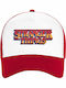 Jockey Mesh Unisex Stranger Things Season 5 80's Style Logo Cap White Red