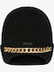 Beanie Unisex Beanie Knitted in Black color