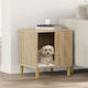 vidaXL Dog House Indoor & Outdoor Brown 44x42x49cm