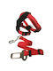 Flamingo Katzen-Geschirre Sicherheitsgurt 1,5cm Rote