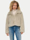 Frauen Pelz Beige