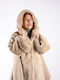 Women's Short Fur Graphite