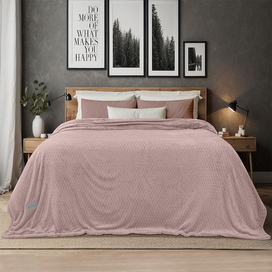 Lino Home Single Blanket 160x220 cm Lilac Lino Home Single Blanket 160x220 cm Lilac